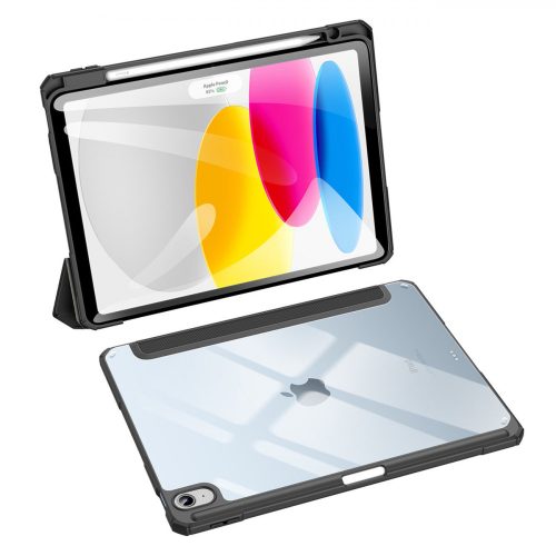 Apple iPad 10.9 2022 (10 gen) Dux Ducis Toby tablet tok, Fekete
