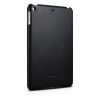 Apple iPad mini 4 / mni 5 iCarer Leather Folio tablet tok, Fekete