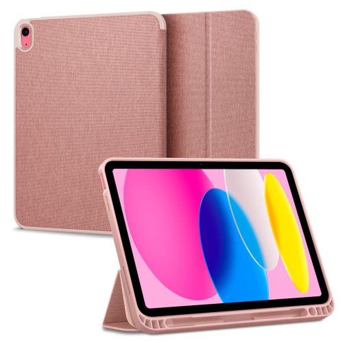 Apple iPad 10.9 2022 (10 gen) Spigen Urban Fit tablet tok, Rózsaszín2