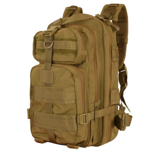 Condor Compact Assault Pack - túrahátizsák, 22L (44 x 23 x 23 cm), világosbarna