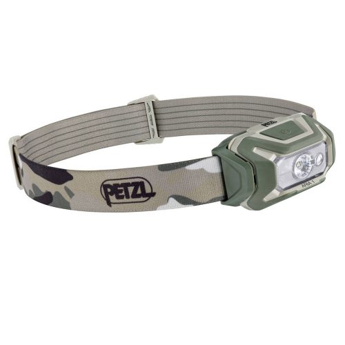 Petzl Aria 1 - LED fejlámpa, 350lm, RGB, zöld/camo