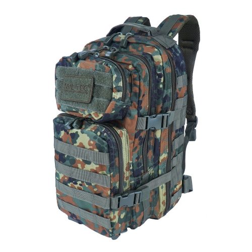 Mil-Tec Small Assault - túrahátizsák, 20L (42 x 20 x 25 cm), sötét katonai mintás