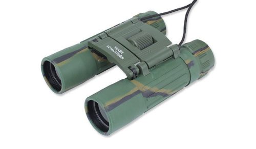 Mil-Tec Mini - 10x25-ös távcső, zöld/camo