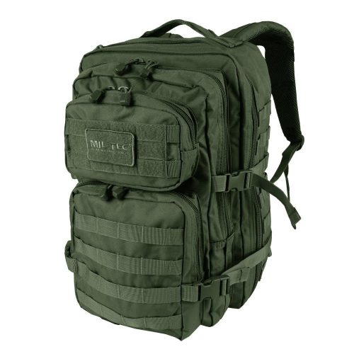 Mil-Tec Large Assault - túrahátizsák, 36L (51 x 29 x 28 cm), zöld