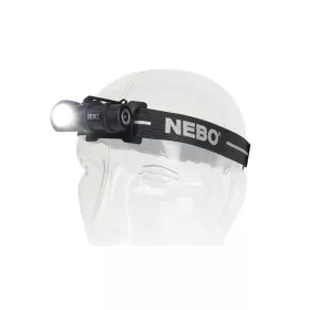   Nebo Rebel - 2 az 1 ben USB zseblámpa és fejlámpa, 600lm, fekete