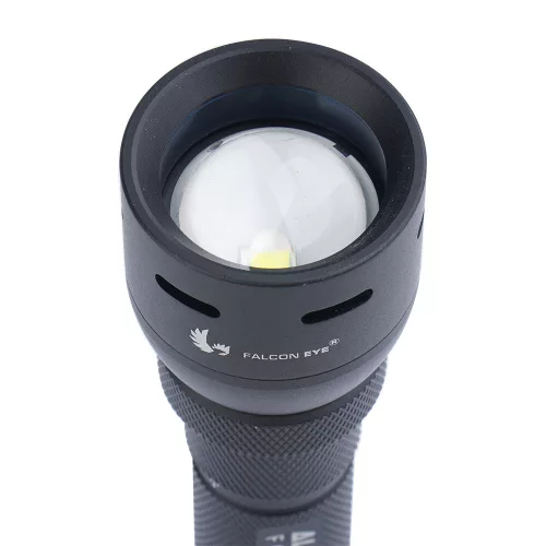 Falcon Eye Alpha 2.4 - újratölthető LED elemlámpa, 500lm, fekete