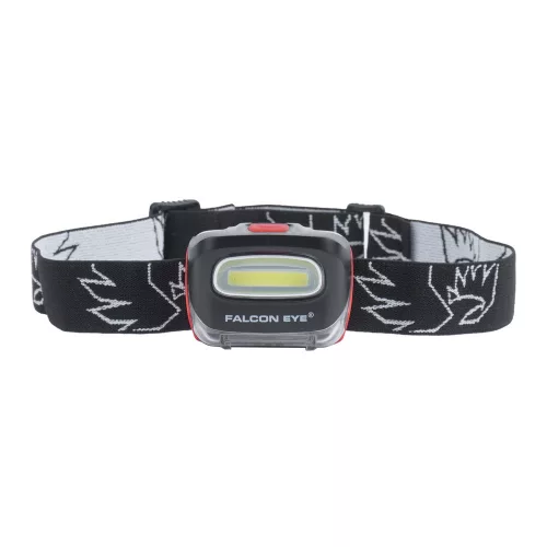 Falcon Eye Blaze - COB LED fejlámpa, 130lm, fekete/piros