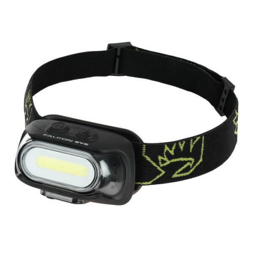 Falcon Eye Sturdy - USB LED fejlámpa, 500lm, fekete