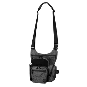   Helikon EDC Side Bag - taktikai válltáska, 11L (30 x 28 x 13 cm), fekete/szürke