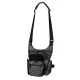 Helikon EDC Side Bag - taktikai válltáska, 11L (30 x 28 x 13 cm), fekete/szürke