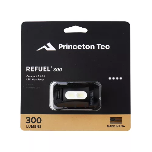 Princeton Tec Refuel 300 - LED fejlámpa, 300lm, fekete