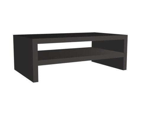 Monitorállvány polccal 42x13x24cm - Grafit szürke