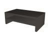 Monitorállvány polccal 42x13x24cm - Grafit szürke