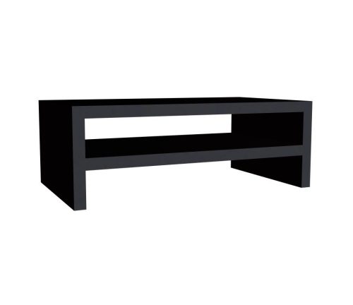 Monitorállvány polccal 42x13x24cm - Fekete
