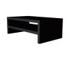 Monitorállvány polccal 42x13x24cm - Fekete