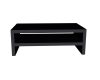 Monitorállvány polccal 42x13x24cm - Fekete