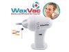 WaxVac elektromos fültisztító cserélhető, szilikon fejekkel, fehér