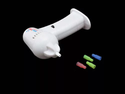WaxVac elektromos fültisztító cserélhető, szilikon fejekkel, fehér