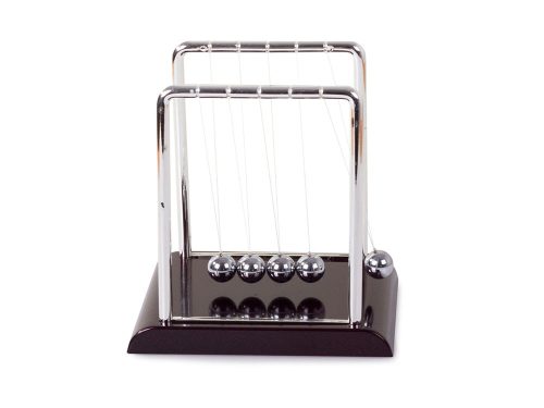 Newton inga asztali dísz, fekete / ezüst