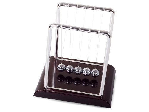 Newton inga asztali dísz, fekete / ezüst