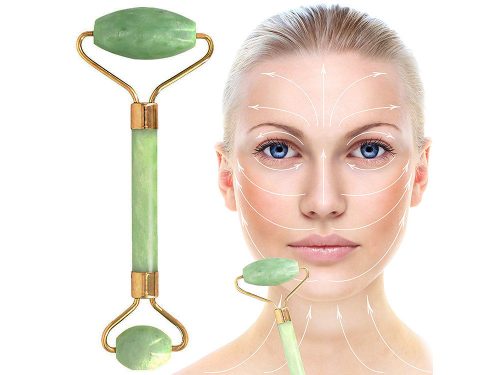 Jade roller gördős arcmasszírozó