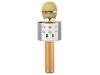 VG 01377 karaoke vezeték nélküli mikrofon, arany