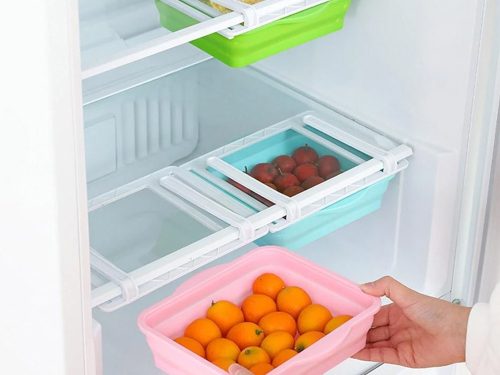 Univerzális kihúzható fiók hűtőszekrénybe, több színben