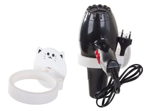 VG-15975 - falra szerelhető hajszárító tartó, Fehér