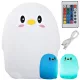 VG-24070 - Pingvin gyermek éjjeli lámpa led rgb érintésvezérlés, Usb
