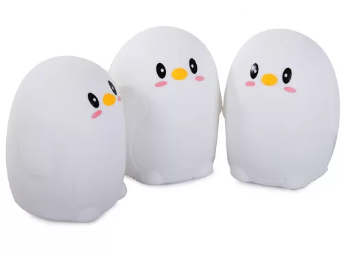 VG-24070 - Pingvin gyermek éjjeli lámpa led rgb érintésvezérlés, Usb