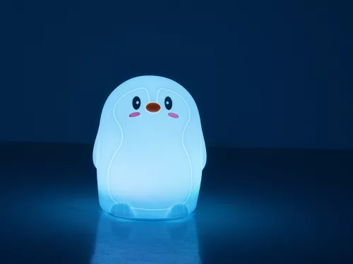 VG-24070 - Pingvin gyermek éjjeli lámpa led rgb érintésvezérlés, Usb
