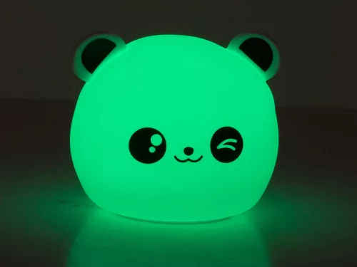 VG-24079 - Panda gyermek éjjeli lámpa led rgb távirányítós, Usb