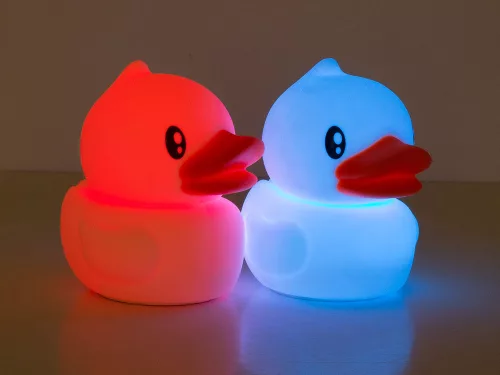VG-24080 - Kacsa gyermek éjjeli lámpa led, rgb, érintésvezérlés, 3x AAA elem