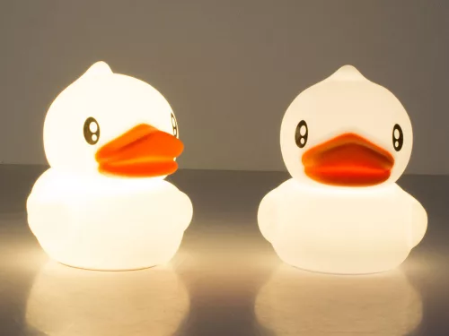 VG-24080 - Kacsa gyermek éjjeli lámpa led, rgb, érintésvezérlés, 3x AAA elem