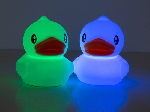 VG-24082 - Kacsa gyermek éjjeli lámpa led rgb távirányítós, Usb
