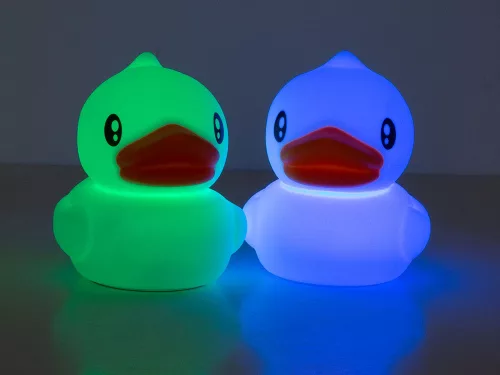 VG-24082 - Kacsa gyermek éjjeli lámpa led rgb távirányítós, Usb