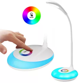 VG-24086 - Asztali LED RGB lámpa, fehér