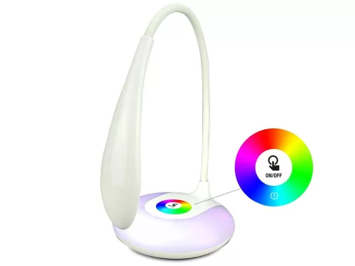 VG-24086 - Asztali LED RGB lámpa, fehér