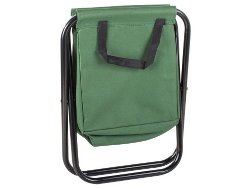 VG-01668_Z - Összecsukható horgász zsámoly táskával, zöld