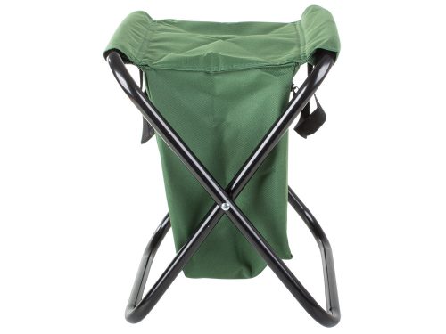 VG-01668_Z - Összecsukható horgász zsámoly táskával, zöld