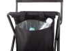 VG-01669 - Összecsukható háttámlás horgászszék táskával, fekete