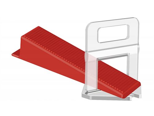 VG-01683 - 100db-os csempeszintező ék, 100 klip-100 ék