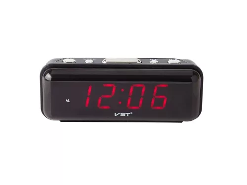 VG-01720 - Ébresztőóra, elektronikus hálózati óra, LED 24 órás riasztó