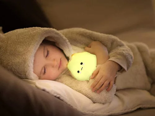 VG-12263 - Cica gyermek éjjeli lámpa led rgb érintésvezérlés, Usb