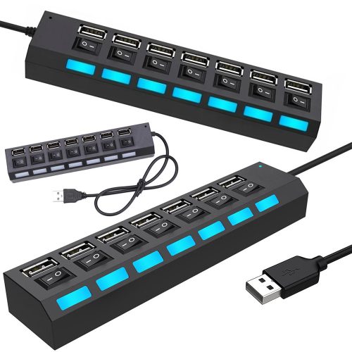 VG-06235 - Kapcsolós Usb hub splitter 7x usb 2.0