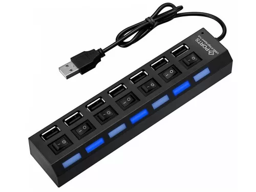 VG-06235 - Kapcsolós Usb hub splitter 7x usb 2.0