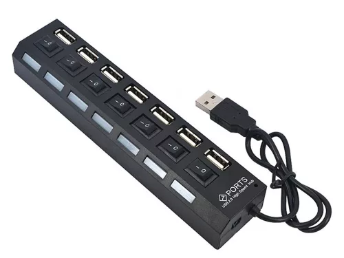 VG-06235 - Kapcsolós Usb hub splitter 7x usb 2.0