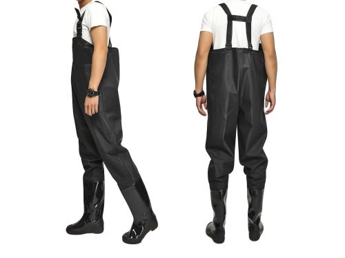 VG-14368_44 - Fishing Waders horgász overál 44-as gumicsizmával, fekete