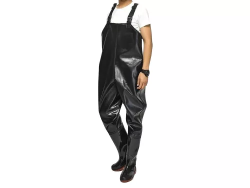 VG-14368_45 - Fishing Waders horgász overál 45-as gumicsizmával, fekete