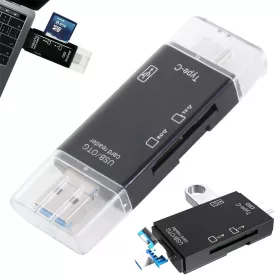   VG-06244 - Kártyaolvasó adapter microsd tf usb usb-c micro usb otg